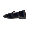 Zapatillas de Hombre Estar por Casa Invierno a Cuadros Azul con Forro Borreguito Javer 106