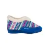 Zapatillas de Casa Bota de Mujer Invierno Azul Estampado Nórdico Alcalde 1600