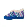 Zapatillas de Casa Bota de Mujer Invierno Azul Estampado Nórdico Alcalde 1600