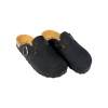 Zuecos de  piel serraje para hombre Autenti con piso bio de corcho - Autenti 355
