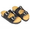Sandalias 2 hebillas Mujer en piel - Autenti 11097
