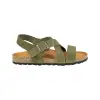 Sandalia Casual Piel Cruzada Hebilla con Tira Autenti 7446