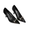 zapatos stiletto de terciopelo y punta fina Bellamica S6-MP51-G152