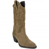 Bota Campera Piel Mujer Media Caña Tacón Ancho Innovation 6533302