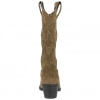 Bota Campera Piel Mujer Media Caña Tacón Ancho Innovation 6533302