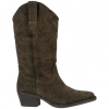 Bota Campera Piel Mujer Media Caña Tacón Ancho Innovation 6533302