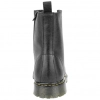Bota Militar Hombre Piel Cordón y Cremallera Negro Plana Route 83 M102H