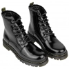 Botas Militares de Piel con Acabado Brillante - Hold 273G.016
