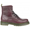 Botas Militares de Piel con Pespunte Amarillo Planas para Mujer - Hold 273P.001