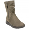 Bota Plataforma water repellent doble cremallera Amarpies AJH25477
