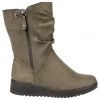 Bota Plataforma water repellent doble cremallera Amarpies AJH25477