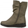 Bota Plataforma water repellent doble cremallera Amarpies AJH25477