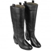 Bota Piel Caña Alta Tacón Ancho Medio Wikers Q-238