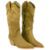 Bota Campera Marrón Tacón Ancho Medio Corina