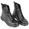 Botas Militares para Mujer con Forro de Pelo y Cremallera - Prisska GX320