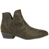 Botines Cowboy Tobilleros para Mujer con Tachuelas y Punta Fina - Corina M5792