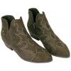 Botines Cowboy Tobilleros para Mujer con Tachuelas y Punta Fina - Corina M5792