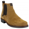 Botines Chelsea de Serraje Marrón para Hombre con Cremallera y Plantilla de Gel - Innova Shoes 1700