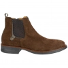 Botines Chelsea de Serraje Marrón para Hombre con Cremallera y Plantilla de Gel - Innova Shoes 1700