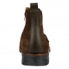 Botines Chelsea de Serraje Marrón para Hombre con Cremallera y Plantilla de Gel - Innova Shoes 1700