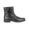 Botas negras hombre en piel y Cremallera - Luisetti 0152
