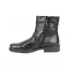 Botas negras hombre en piel y Cremallera - Luisetti 0152