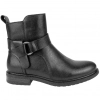 Botín Motero Negro Piel Plano Mujer Nyrex 541K548