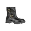 botas negras moteras mujer - Brans 14108 KE MN Talla 36