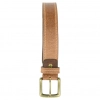 Cinturón de Piel Camel Hebilla Rústica Blesrok 787