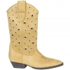 Botas Cowboy caladas mujer en antelina Corina M5001