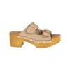 Sandalias Hebillas y Tachas Nobuck Planta Gel CSY BAN003 Talla 37