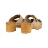 Sandalias Hebillas y Tachas Nobuck Planta Gel CSY BAN003 Talla 37