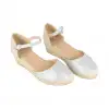 Alpargatas de Esparto con Cuña Baja y Pulsera para Mujer - Amarpies ACX26481