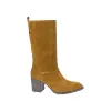 Bota Campera Mujer Marron Serraje Media caña con Tacon Dakota Boots DKT 12 CA