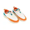 Deportivos Casual Mujer Amarillo y Naranja Cosido Combinado DAngela DOG26021