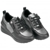 Zapatillas Casuales Cuña Media Cordón y Cremallera Lateral Nyrex 597K404