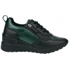 Zapatillas Casuales Cuña Media Cordón y Cremallera Lateral Nyrex 597K404