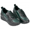 Zapatillas Casuales Cuña Media Cordón y Cremallera Lateral Nyrex 597K404