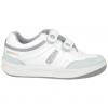 Deportivo Paredes Retro Hombre Piel Blanco Negro Velcro 101