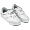 Deportivo Paredes Retro Hombre Piel Blanco Negro Velcro 101