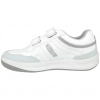 Deportivo Paredes Retro Hombre Piel Blanco Negro Velcro 101