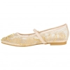 Merceditas de Malla Bordada con Pedrería para Mujer - Ideal Shoes 2277