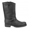 Botas Moteras hombre negra piel Johnny Bulls 7828