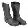 Botas Moteras hombre negra piel Johnny Bulls 7828