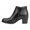 botines piel mujer con tacón ancho - Kaola 8814