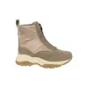 botin deportivo mujer en piel color taupe - Kelara K31271