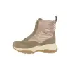 botin deportivo mujer en piel color taupe - Kelara K31271