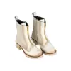 Botines Mujer Piel Serraje Impermeable Cremallera Frontal KMN F-3001
