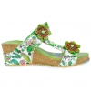 Laura Vita sandalia cuña doble velcro Bonito 22
