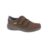 Zapato Piso Grueso, Doble Velcro, Nobuck, Waterproof, Luisetti, 37003GS-W